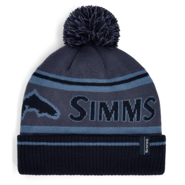 Simms Tie-Up Pom Beanie Huckleberry