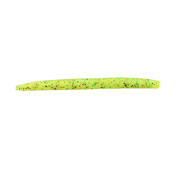 Yamamoto 5" Senko Chartreuse/Black Green Copper 10-pk