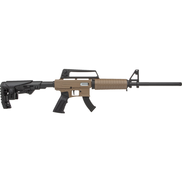 Derya TM22 Feather Burnt Bronze 22 LR 18″ Semi Auto Rifle