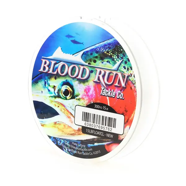Blood Run 15lb Floating Mono 300yd Clear