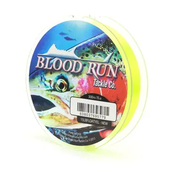 Blood Run 15lb Floating Mono 300yd HI Vis Yellow