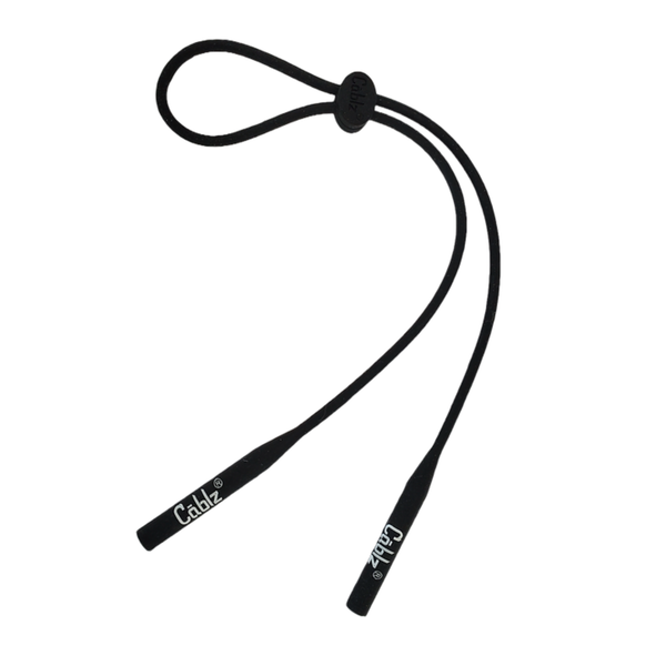 Silicone Sunglasses Retainer Black 16"