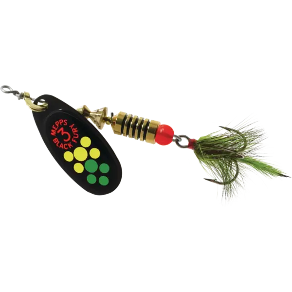 Mepps Black Fury Dressed Size 4 1/3oz FT