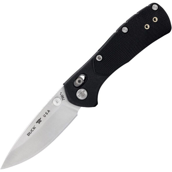 Buck Buck Mini Range Pro Folding Knife 2.62 Inch Plain Satin Drop Point