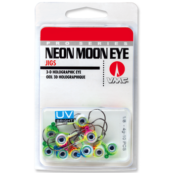 VMC Neon Moon Eye Jig UV Assortment 1/16oz 10-pk
