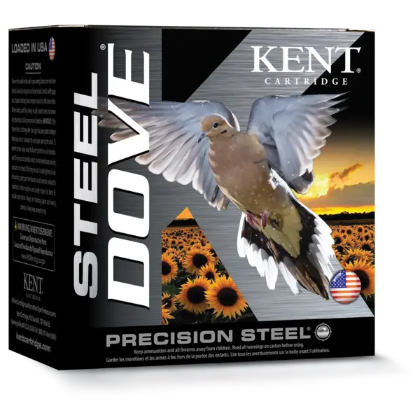 Kent Steel Dove 12ga 2 3/4" 1 OZ #6 1400 FPS Case of 250