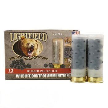 Lightfield Wildlife Control 12GA 2 3/4 Rubber Buckshot