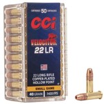 CCI Velocitor Ammo 22 LR 40gr Plated Lead Hollow Point 50 Rounds