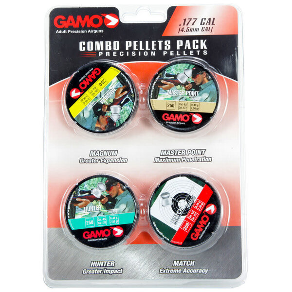 Combo Pack .177 Pellets 250 Master Point 250 Match 250 Magnum 250 Hunter 1000 Count Total