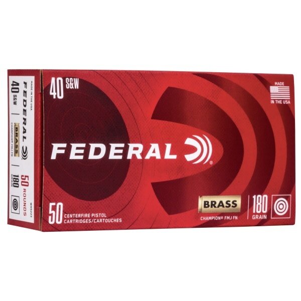 Federal Federal  American Eagle Pistol, 40 S&W 180 Gr, FMJ  50ct
