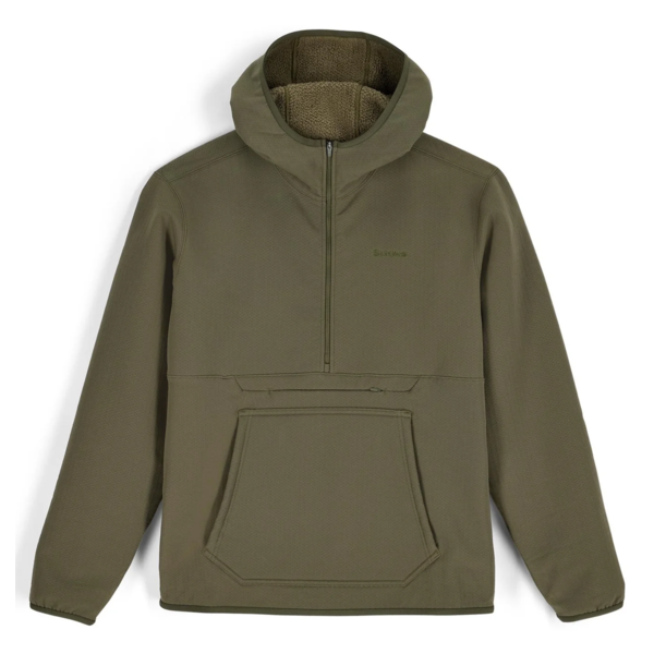 Simms Men's Strata 330 Half Zip Hoody Loden