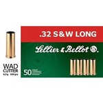Sellier & Bellot .32 S&W Long Wad Cutter 100gr Ammuntion