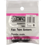 Compac Egg Type Sinkers