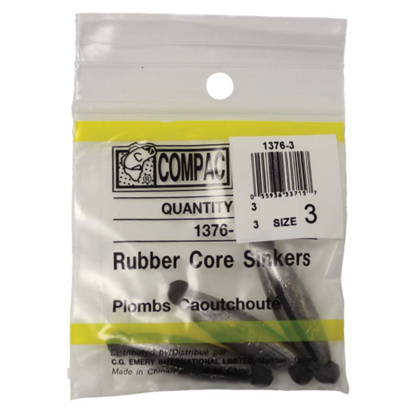 Compac Rubber Core Sinkers