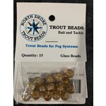 North Shore Glass Beads 8mm Glass Crackle Dead Yolk