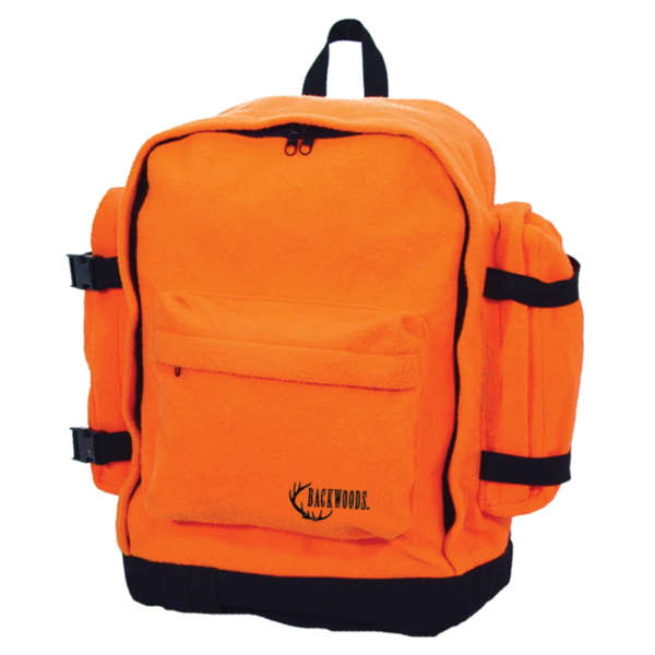 Backwoods Orange Backpack Silent Fleece, 25L