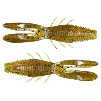 Rapala Crush City Bronco Bug Watermelon Red Flake 4" 6-pk