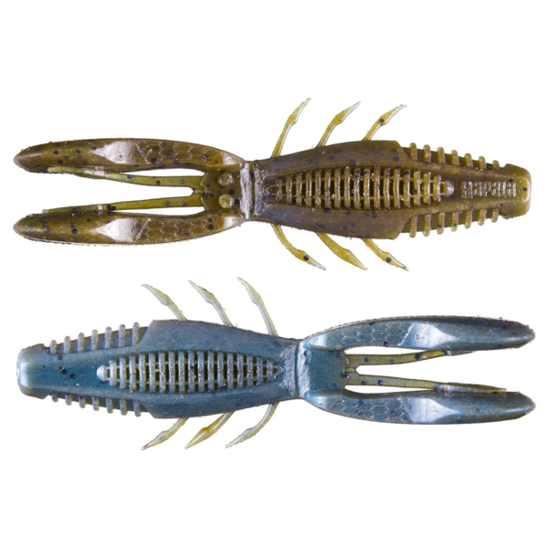 Rapala Crush City Bronco Bug Green Pumpkin Blue Pearl 4" 6-pk