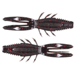 Rapala Crush City Bronco Bug Black Red Flake 4" 6-pk