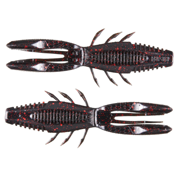 Rapala Crush City Bronco Bug Black Red Flake 4" 6-pk