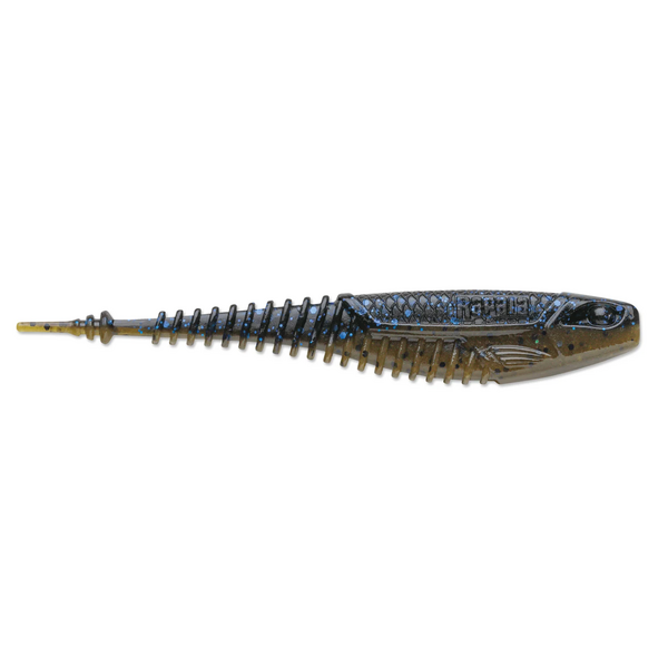 Rapala Crush City Freeloader Black Blue Green Pumpkin 4.25" 6-pk