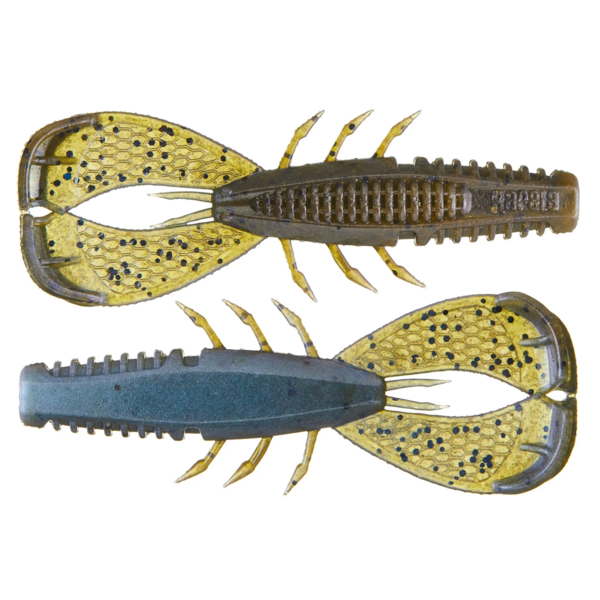 Rapala Crush City Cleanup Craw Green Pumpkin Blue Pearl 3.5" 7-pk