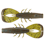 Rapala Crush City Cleanup Craw Green Pumpkin Blue 3.5" 7-pk