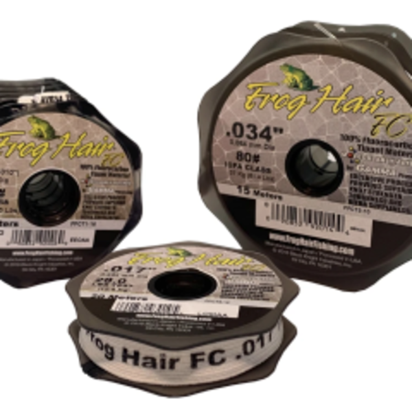 Gamma Gamma Frog Hair 12# 0X Fluorocarbon Tippet Material 100m