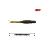 X Zone Stealth Finesse Series 2.75" Scented Stealth Minnow. Dark Green Pumpkin