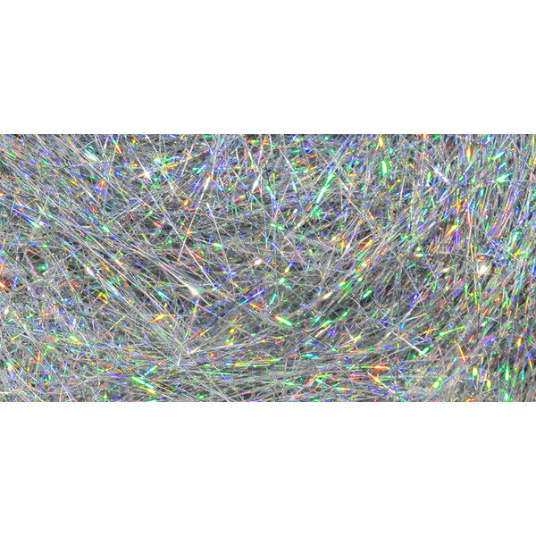 Hareline Dubbin Ice Dub Silver Holographic