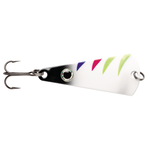 VMC Tingler Spoon 3/16oz Glow Black Wonderbread
