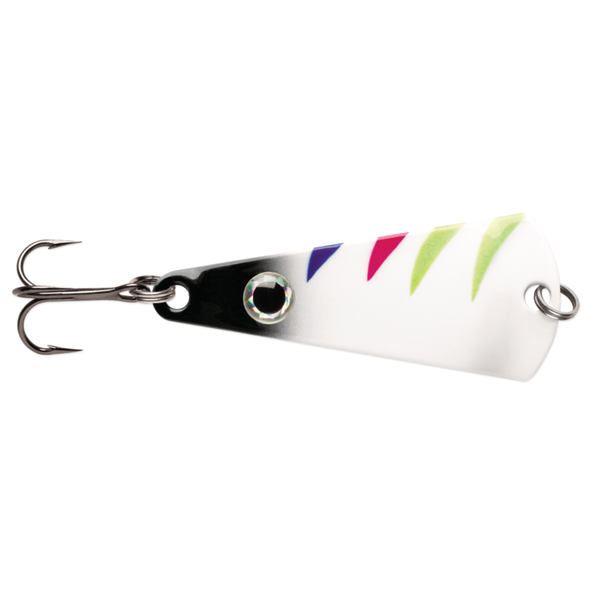 VMC Tingler Spoon 3/16oz Glow Black Wonderbread