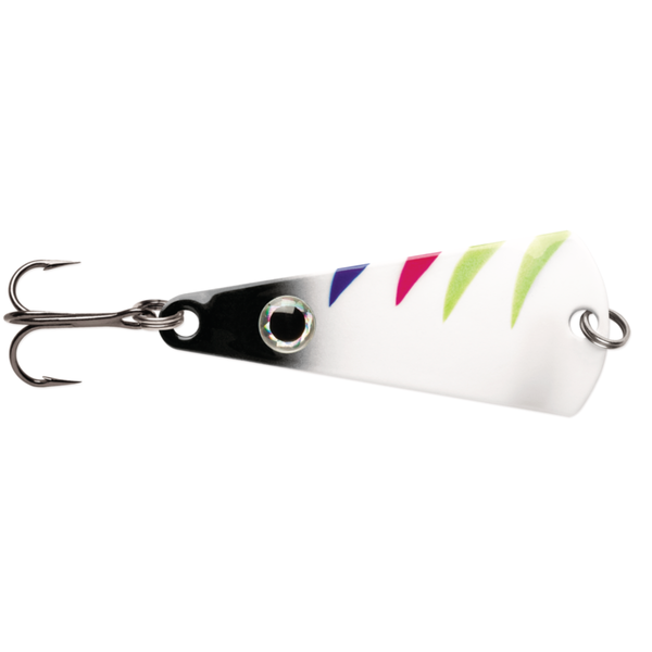 VMC Tingler Spoon 1/8oz Glow Black Wonderbread