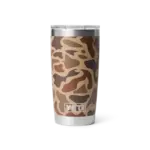 Yeti Rambler 591mL Tumbler w/MagSlider Lid. Wetlands Camo