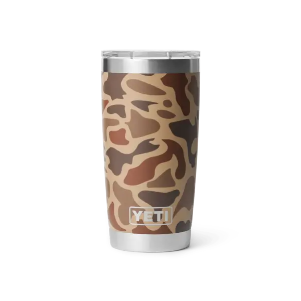 Yeti Rambler 591mL Tumbler w/MagSlider Lid. Wetlands Camo