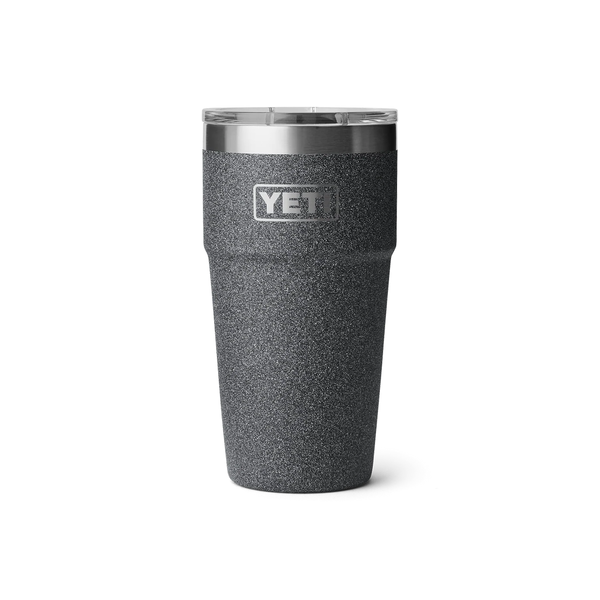 Yeti Rambler 591mL Stackable Cup w/MagSlider Lid. Black Stone