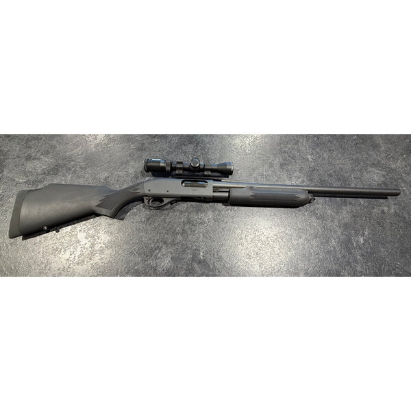 Remington 870 12ga Fully Rifled Cantilever w/Bushnell Legend 1.75-4 Scope