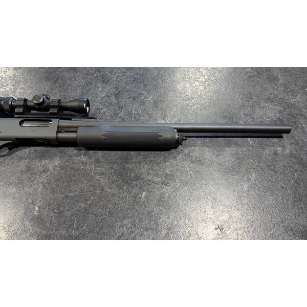 Remington 870 12ga Fully Rifled Cantilever w/Bushnell Legend 1.75-4 Scope