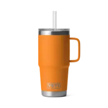 Yeti Rambler 739mL Straw Mug w/Straw Lid.