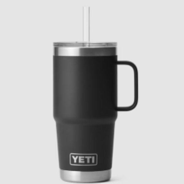 Yeti Rambler 739mL Straw Mug w/Straw Lid.