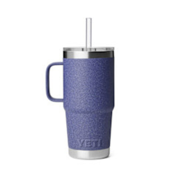 Yeti Rambler 739mL Straw Mug w/Straw Lid.