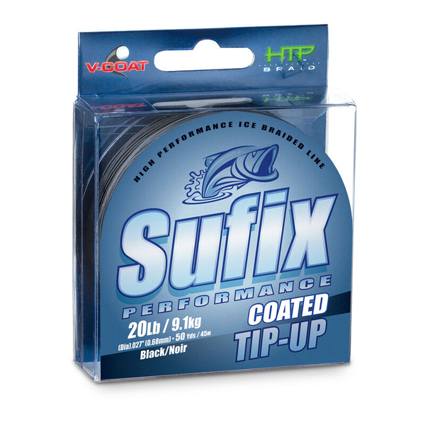 Sufix Performance V-Coat Tip-Up Ice Braid 20lb 50yds