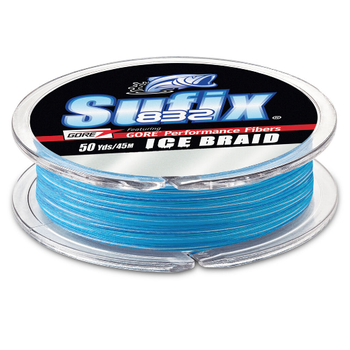 Sufix 832 Ice Braid. 8lb 50yds Ice Camo