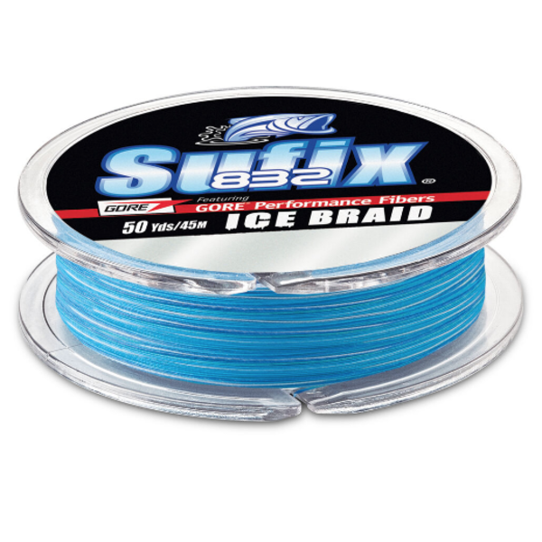 Sufix 832 Ice Braid. 8lb 50yds Ice Camo