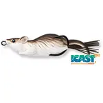 Live Target Field Mouse. 3-1/2" Brown/White 1oz