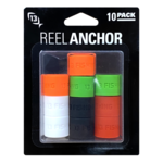 13 Fishing Reel Anchor Wraps. Multi-Pack 10-pk