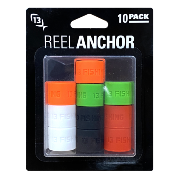 13 Fishing Reel Anchor Wraps. Multi-Pack 10-pk