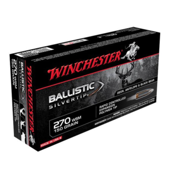 Winchester Ballistic Silvertip Ammo 270 WSM 150gr Polymer Tip