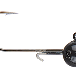 X Zone X Zone Tungsten Ball Head Jig Black 1/16oz 1/0 3-pk