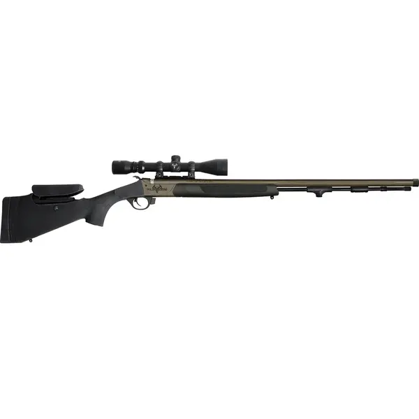 Traditions Traditions R53-74660450 Pursuit XT Pro W/Scope 50 Cal Tungsten Cerakote 26" Fluted/Threaded W/VAPR Twist Barrel, Black Adj Cheek Piece & LOP Synthetic Stock, 3.5-10x44mm Duplex